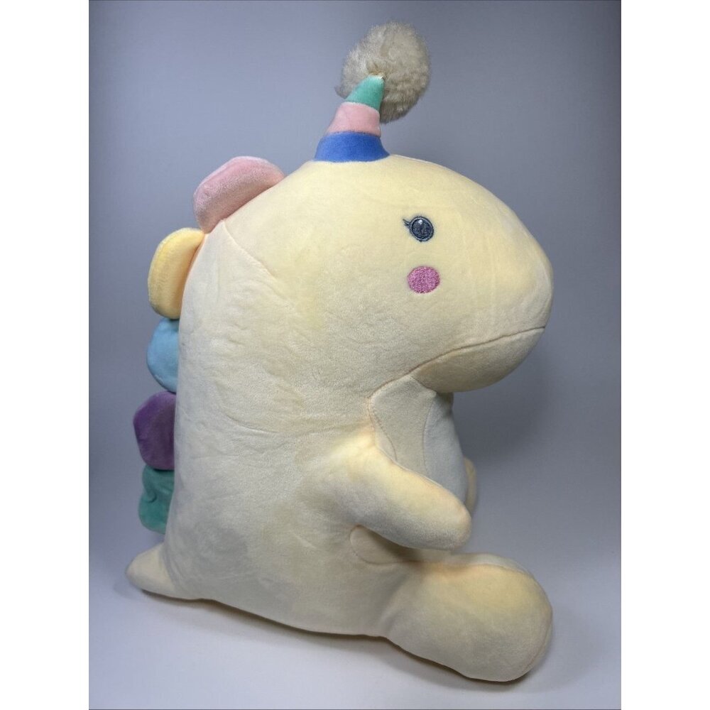 NWT Kenji 12.5" Yabu Large Party Dino-Yellow Plush
